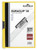 Durable Duraclip Folder, 1-30 Sheet Capacity, A4, Green Back with Clear Front, EACH