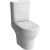 VitrA Zentrum White Close Coupled WC Fully Back to Wall & Cistern with Soft Close Seat & Cover