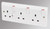 MK Logic Plus Triple Socket (K2747 WHI DP) 13A 3 Gang