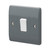 MK Electric 2 Way Flush Plate Switch, Grey, One Size