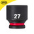 Milwaukee - ½ Shockwave Impact Duty Impact Socket - Standard - 27mm