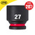 Milwaukee - ½ Shockwave Impact Duty Impact Socket - Standard - 27mm