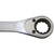 GEDORE Open-ended Spanner with Ring Ratchet, AF 24 mm