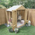 Forest Garden 6' x 4' Forest Oakley Double Door Apex Summer House (1.99m x 1.24m) Natural Timber