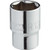 Short Socket 1/4-Inch / 6-Sided 3.2 mm Glossy Chrome