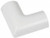D-Line | Clip-Over Flat Bend | White 30x15mm Bag of 5