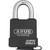 ABUS Padlock Extreme 83WP/63 - Hardened Special Steel Lock with Plastic Cover - 52937 - ABUS Security Level 9 - Black/Silver