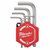 Milwaukee 4932492399 Compact Hex Key Set (9 Pieces)