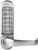 Codelocks 0510 SS CL510 Tubular Mortice Latch Mechanical Lock, PVD Stainless Steel