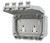 LAP IP66 13A 2-GANG DP WEATHERPROOF OUTDOOR SWITCHED SOCKET