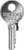 Siemens 3SB29 08-2AJ Key for CES Key Operated Switch lock No. SB2