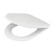 GoodHome Tanaro White D-shaped Soft close Toilet seat