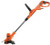 BLACK+DECKER Electric Strimmer 450W, 24V, Corded, Automatic Single Line Feed, Cutting Width 25cm, BESTA525-GB