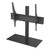 AVF Universal TV Base Stand with Tilt & Swivel - Fits TVs up to 65" / 45kg - VESA Compatible up to 600mm - Black Glass Base - Ideal Replacement for Lost or Wide TV Feet - Model B602BB