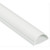 Dline 50 x 25 mm 2 m TV Trunking Cable Management System - White