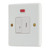 Contactum CLA3467WS Neon DP Flush Mounted Key Switch, 13A, White