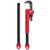 Milwaukee 48 22 7314 Cheater Adaptable Pipe Wrench - 3 Length Design - Red/Black