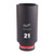 Milwaukee Shockwave Impact Socket 3/8 Inch Long 21-4932480295
