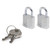 Master Lock 2 Padlocks 20 mm O3 mm Aluminium
