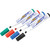 3 X Bic Velleda 1751/1754 Whiteboard Marker Chisel Tip Line Width 3.7-5.5mm Assorted Ref 11990017 [Pack of 4]