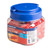Rawlplug Uno Red 6 x 28MM Universal Wall Plugs + 4 x 35mm Screws - Jar of 250 Plugs + 250 Screws