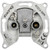 Axing SSD 5-00 Universal Socket Wall Outlet for Sat-Systems with 3 Ports (Sat, TV, Radio)
