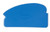 Hand Scraper, flexible, Metal Detectable, 165 mm, Blue