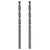 Milwaukee HSS-G THUNDERWEB Metal Drill Bits (2) 2.0mm OL:49mm WL:24mm