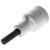 IN19 6mm x 1/2" SQ. DR. Hexagon Bit