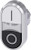 Siemens Sirius ATC Dual Flush Metalico/A Bright White Unipolar Black or Button Flush-Mount