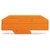 WAGO - Plate End 282 - 333 End Of Orange And The Intermediate Plate For The Terminal