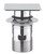 GROHE Waste Set with Push-Open Plug Chrome 40565000