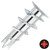 Dewalt Metal Drywall Anchors and Screw, Pack of 100 DFM4110000