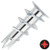 Dewalt Metal Drywall Anchors and Screw, Pack of 100 DFM4110000