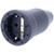 Schwabe Mobile Rubber Socket without Cable 230 V / 16 A IP20 Suitable for Indoor Use and Industrial Use Black I 860416
