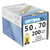 OPTIMAXX Torx Drive Woodscrews - 5.0 x 70mm