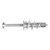Rawlplug DRA02 Metal Self Drilling Plasterboard Fixings with Screws - Jar of 150 Fixings + 150 Screws