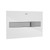 Roca PL2 Dual Flush Plate White/Chrome