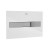 Roca PL2 Dual Flush Plate White/Chrome