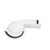 FloPlast 112mm Half Round Adjustable Gutter Angle 50 Degree - 156 Degree White