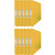 Q-Connect 2 Ring 25mm Paper Over Board Yellow A4 Binder (10 Pack)