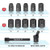 DURATECH 1/2 Inch Drive Impact Socket Set 12 Pieces