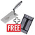 RAGNI Stainless Steel 22" FLEXLITE Skimming Trowel HIGH Lift Handle