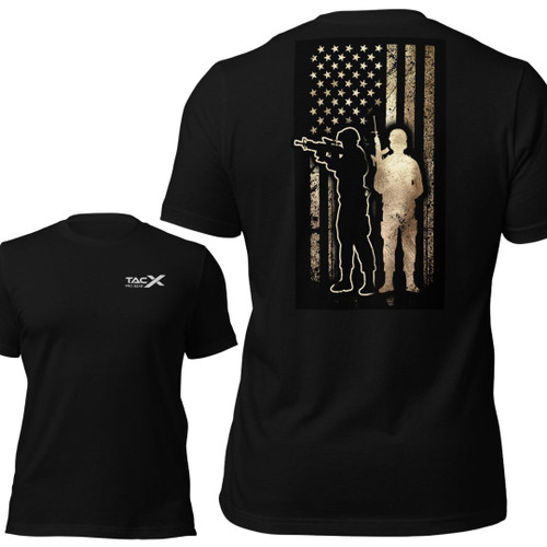 Flag And Soldier Shirt