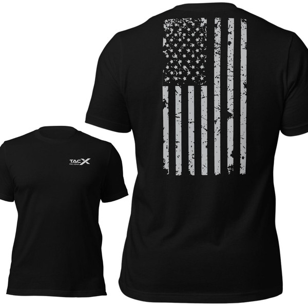 Distressed Old Glory American Flag Shirt