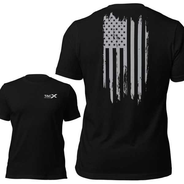 Tattered Old Glory American Battle Flag Shirt
