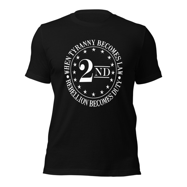 2nd Amendment 1776 Shirt (Front Print) 