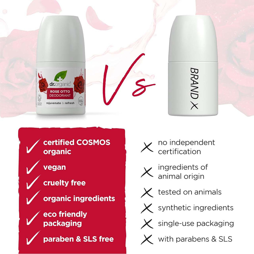 Rose Otto Roll-On Deodorant 50ml