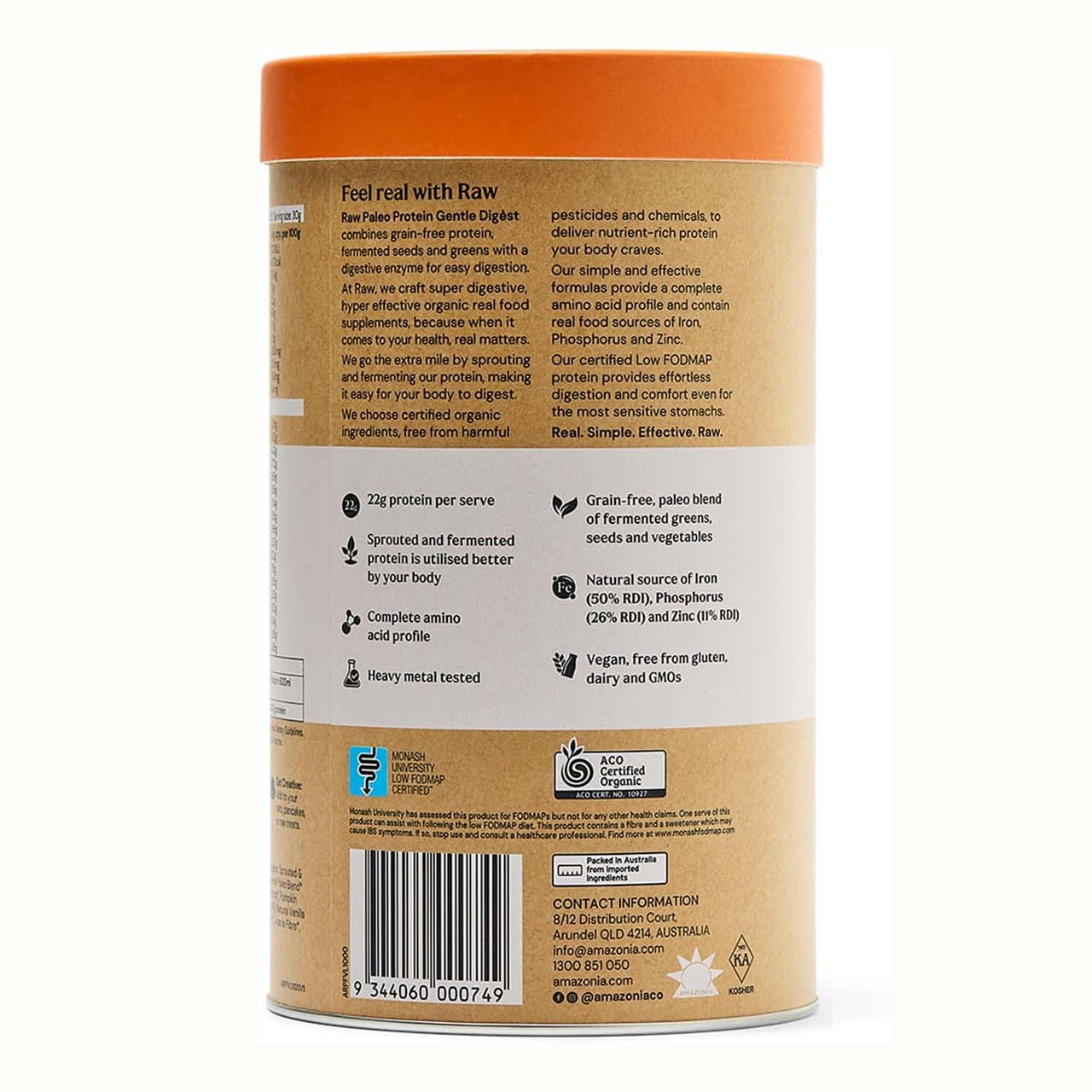 Raw Paleo Protein Gentle Digest Vanilla 1kg
