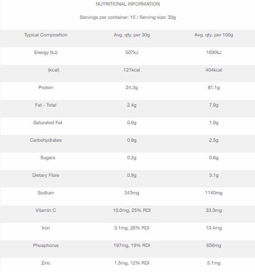 Raw Collagen Protein Plus Vanilla Maple